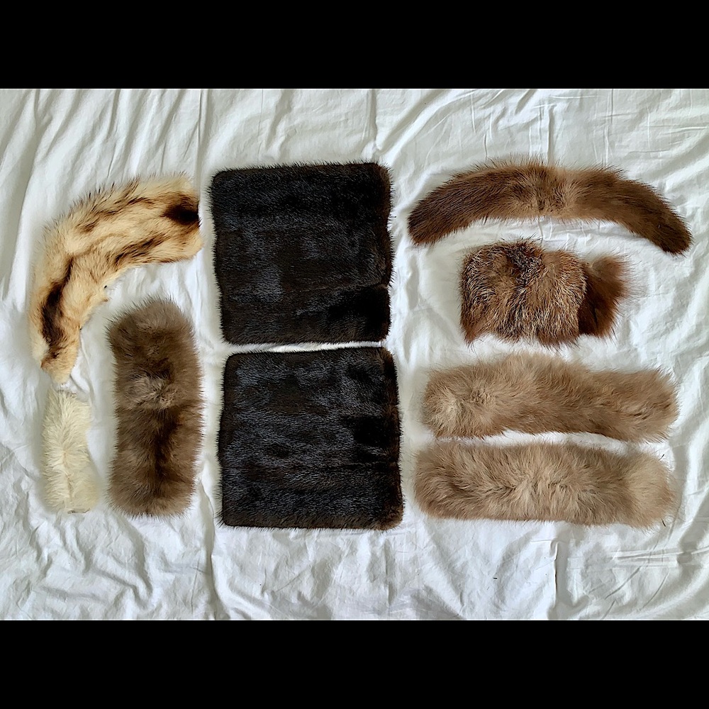 Genuine Fur Scraps Assortment